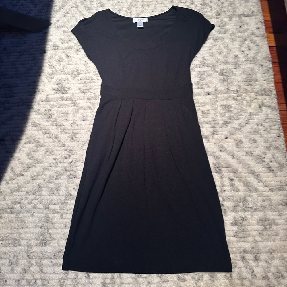 Ann Taylor Loft Petite Black Dress 00p